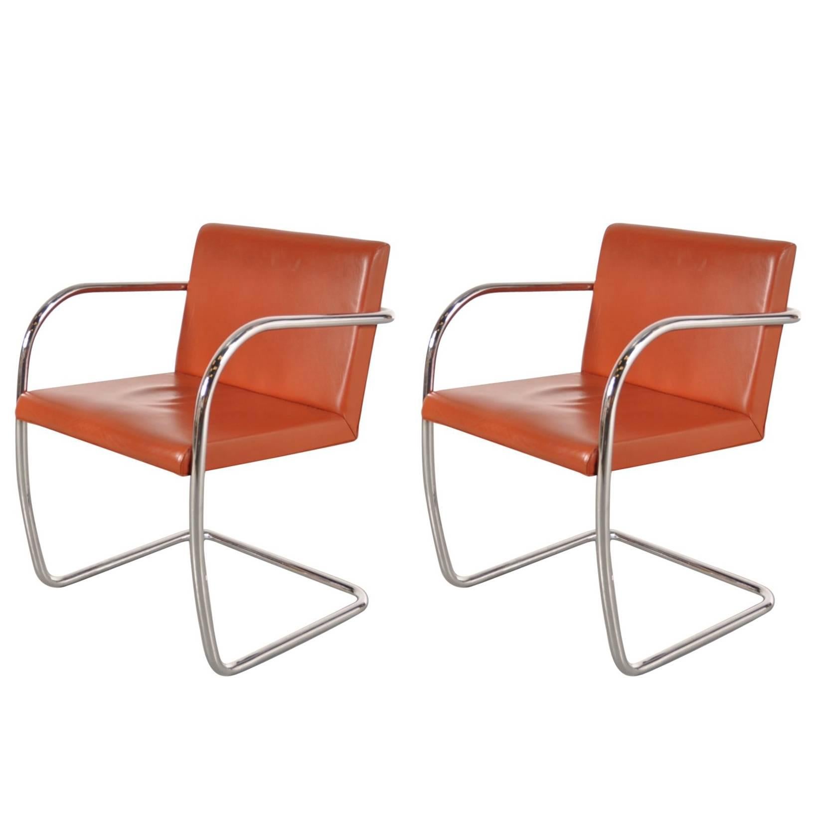 Stock of "BRNO" Chairs by Mies Van Der Rohe for Knoll International, USA, 1970s