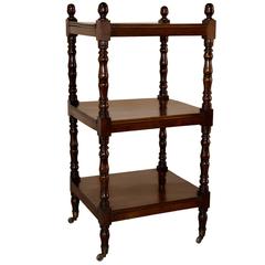 19th-C. English Mahogany Dumbwaiter 7