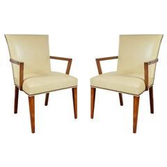 Pair of Mid-Century Modernist Dining Chairs in the Manner of Robsjohn-Gibbings 6