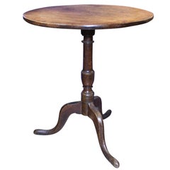 English Tilt Top Wine Table 11