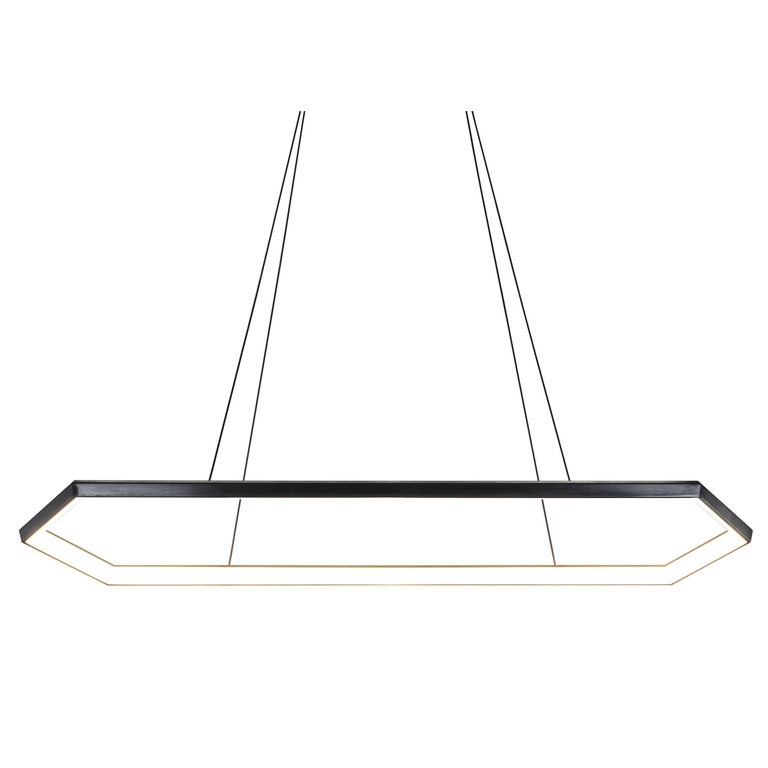 Contemporary Linear Hexagon Geometric Modern Chandelier Kruos Light Contemporary Linear Hexagon Geometric Modern Chandelier Kruos Light Fixture For