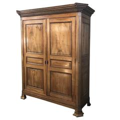 19th Century French Louis Philippe Walnut Armoire