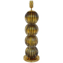 Pair of Italian Modern Murano Glass Table Lamps 3