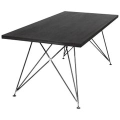Dining Room Table "MC 02" by Manufacturer WUUD in Oakwood and Steel (250 cm)