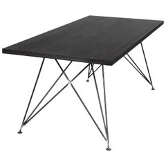 Dining Room Table "MC 02" by Manufacturer WUUD in Oak Wood and Steel (220 cm) 10