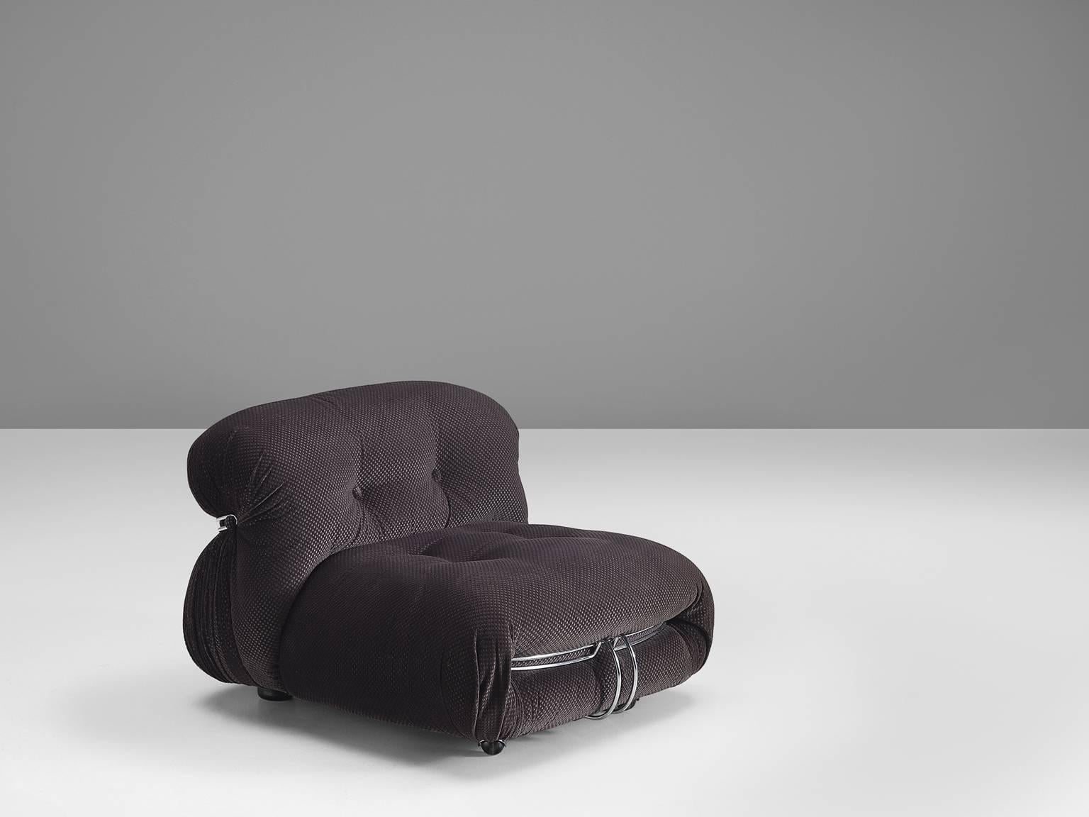 Post-Modern Afra & Tobia Scarpa 'Soriana' Lounge Chair