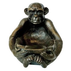 Bronze Monkey Bowl or Catchall