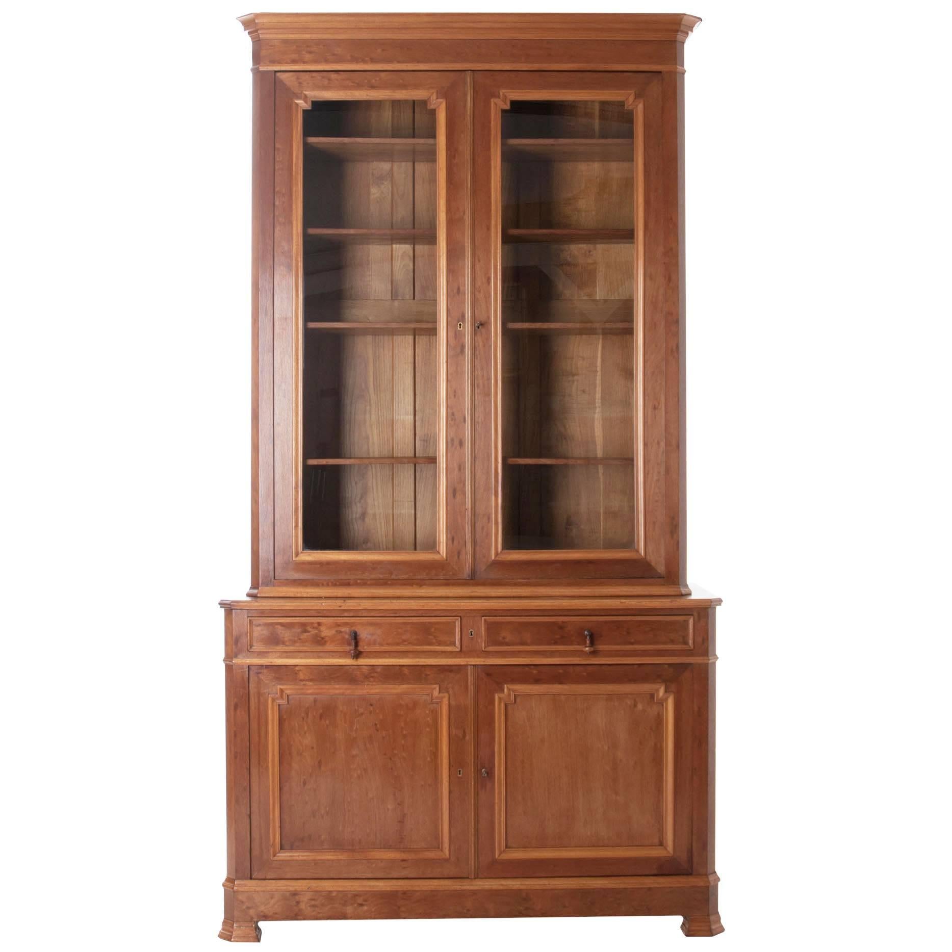 French Louis Philippe Style 19th Century Bibliotheque