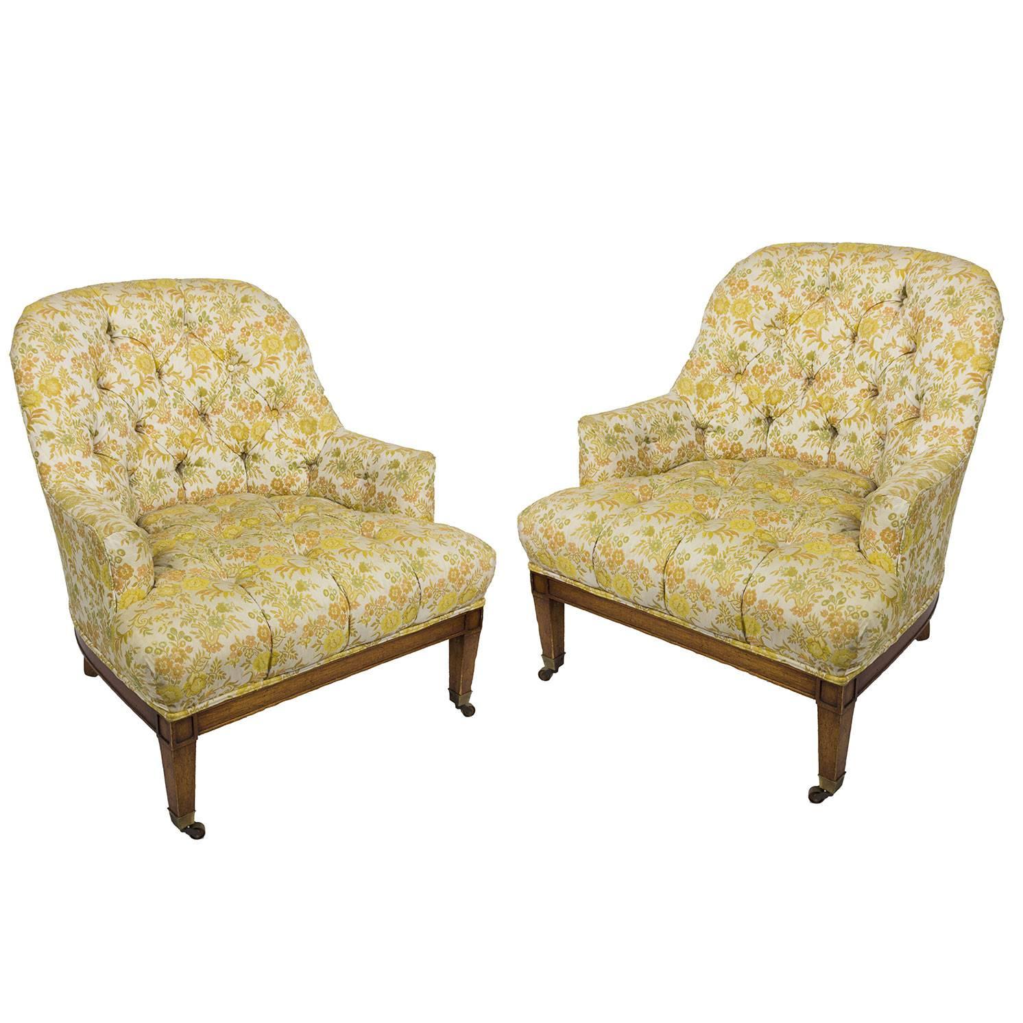 Pair of 1940s Tub Chairs