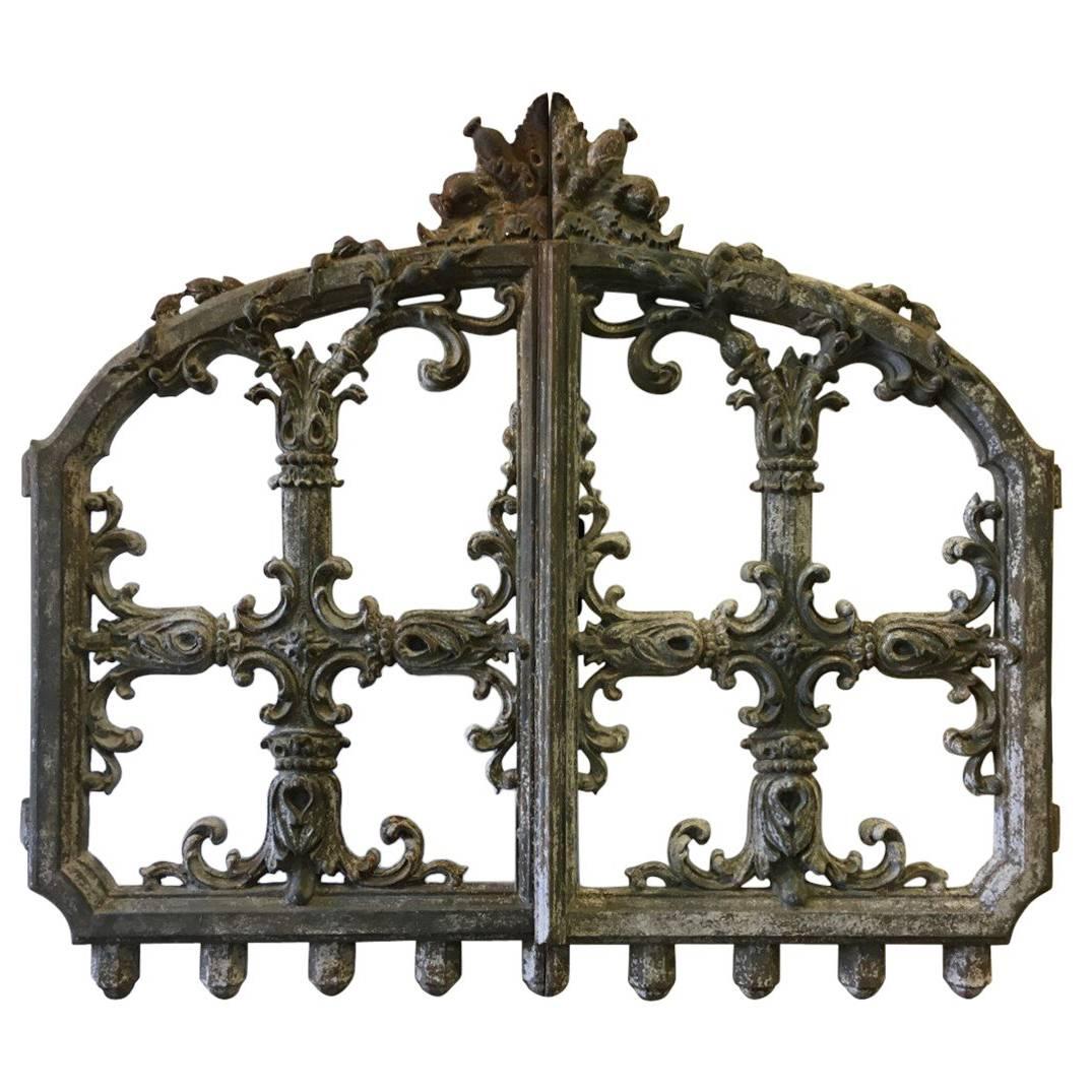 19th Century Scottish Thistle Garden Gate