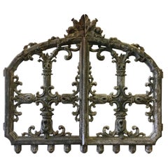 19th Century Scottish Thistle Garden Gate