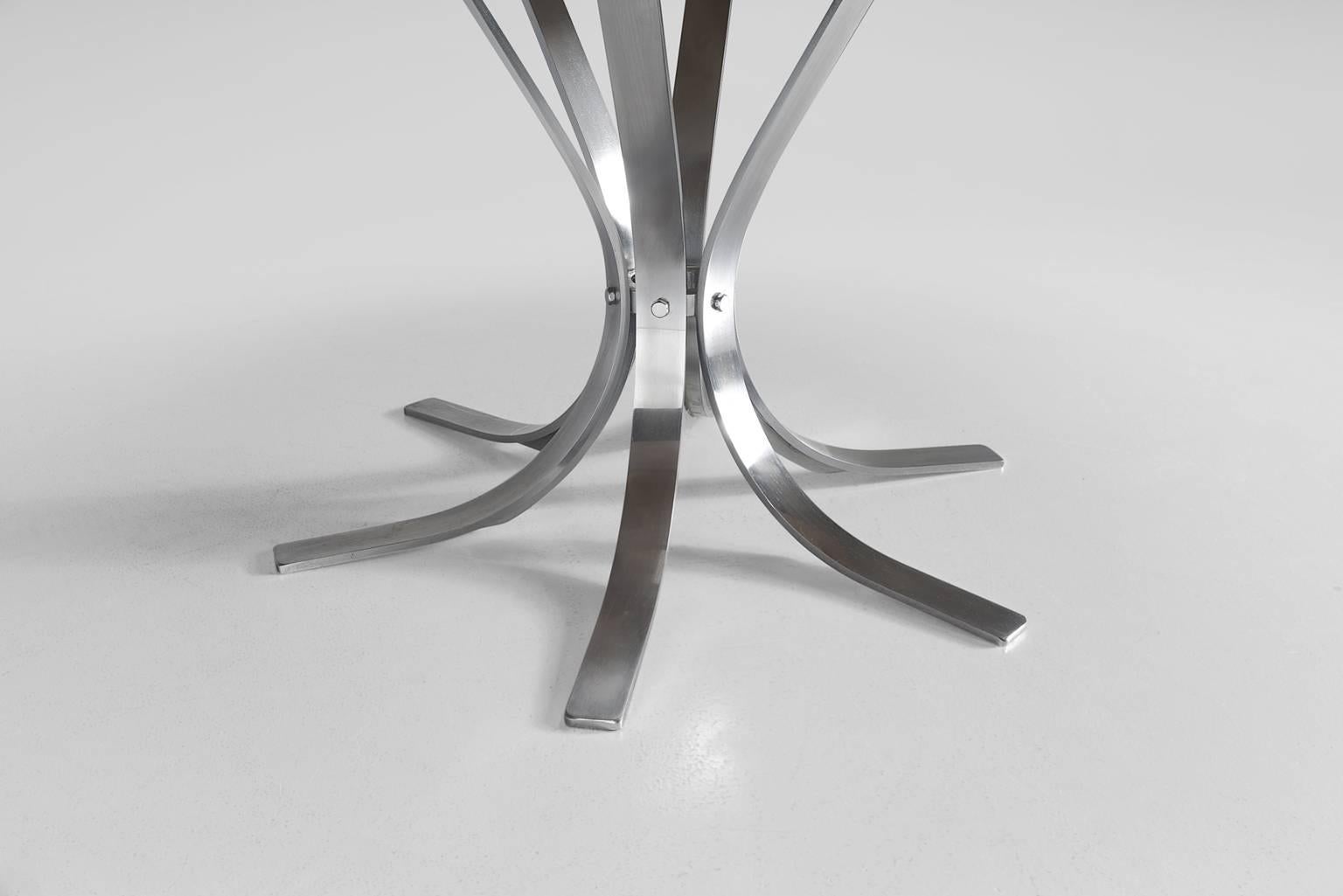 Steel 'Flip-Top' in Teak Table by Dyrlund