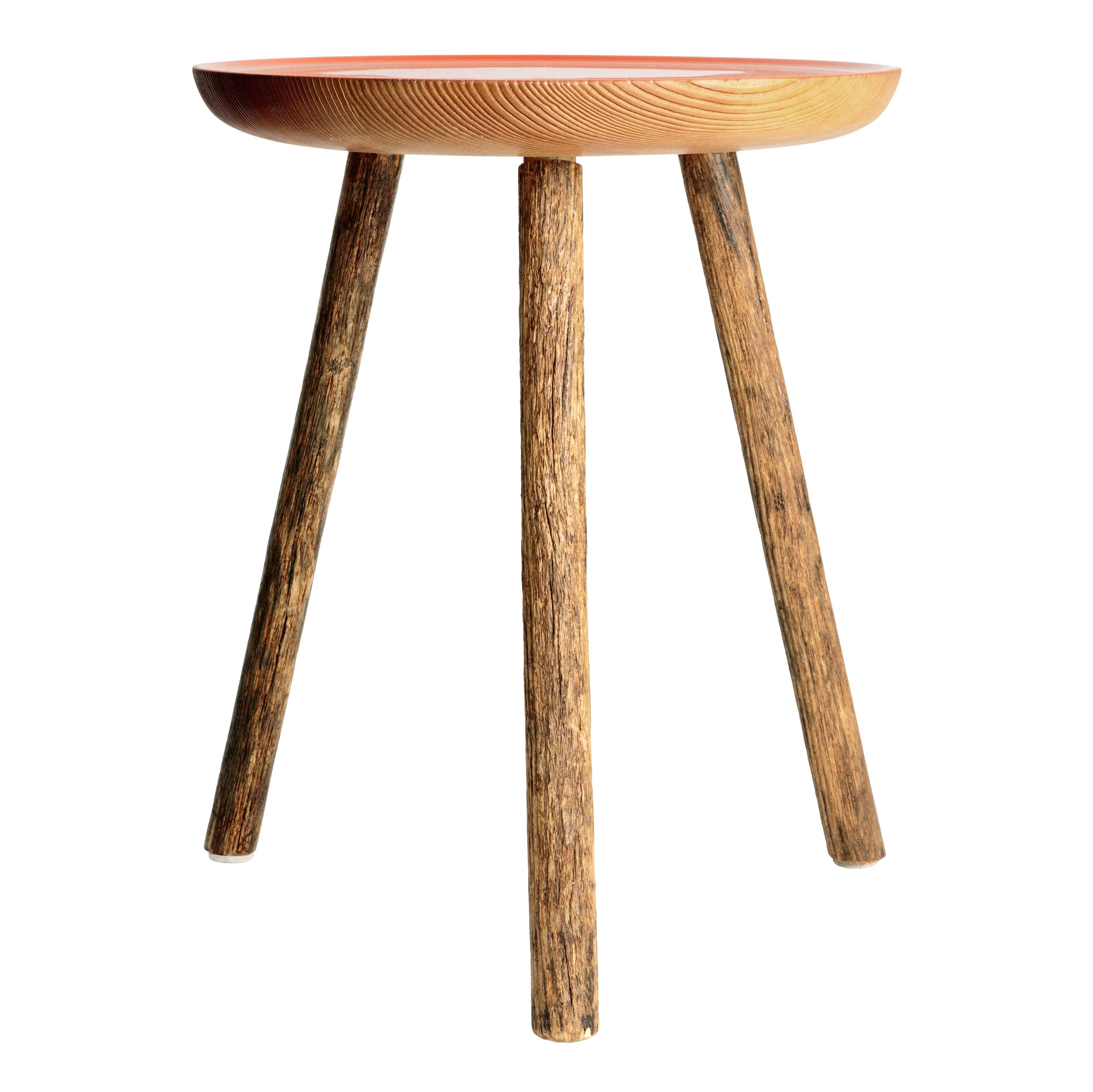 Staked Wood Side Table, ERIK GUSTAFSON