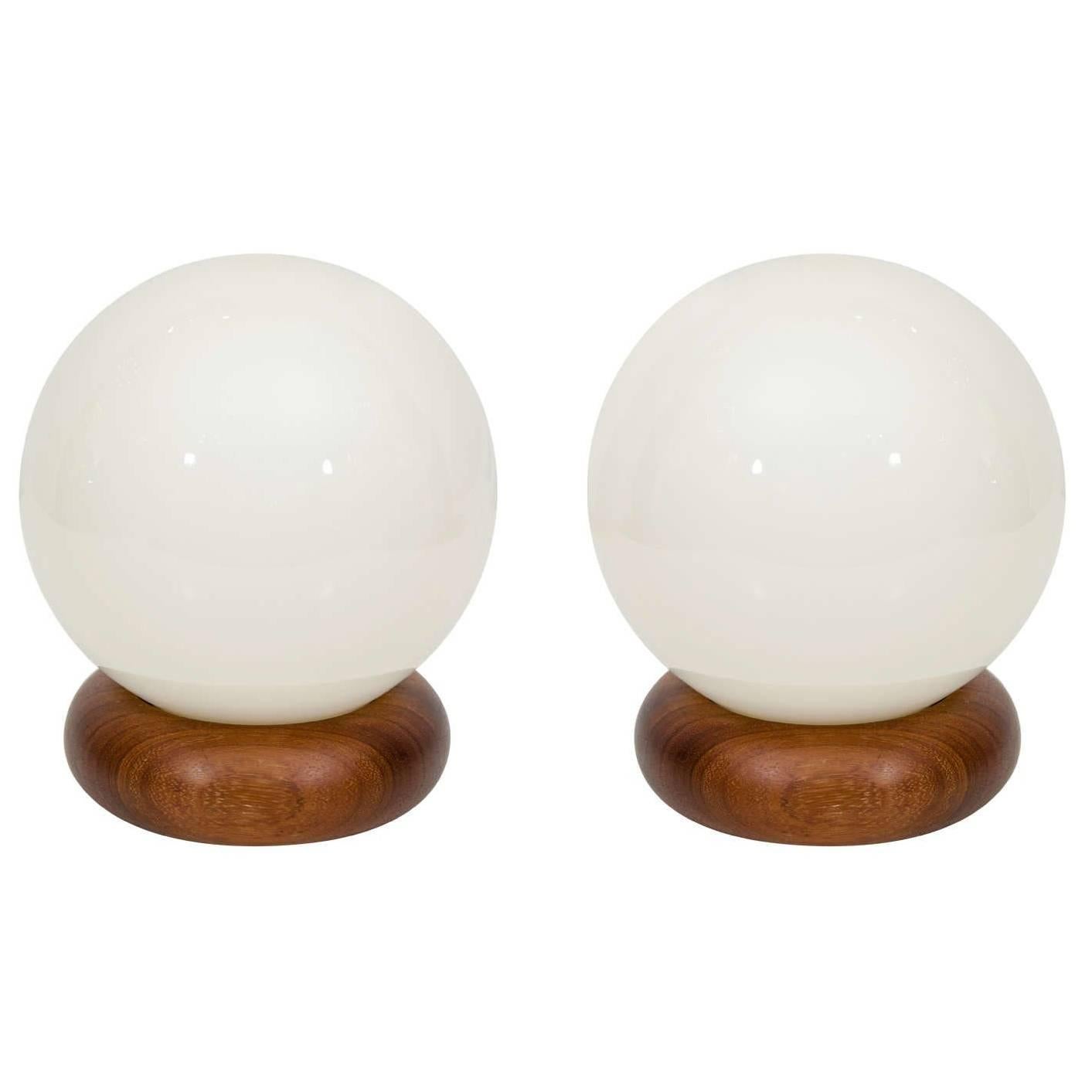 Charming Pair of Swedish Accent Lamps