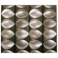 1960s Aluminium Modular Wall-Mounted Light Panels 10