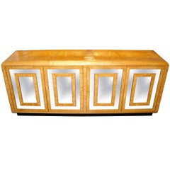 Stunning Bird's-Eye Maple and Mirrored Dresser by Romweber