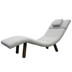 Mid-Century Wave Chaise Longue Chair