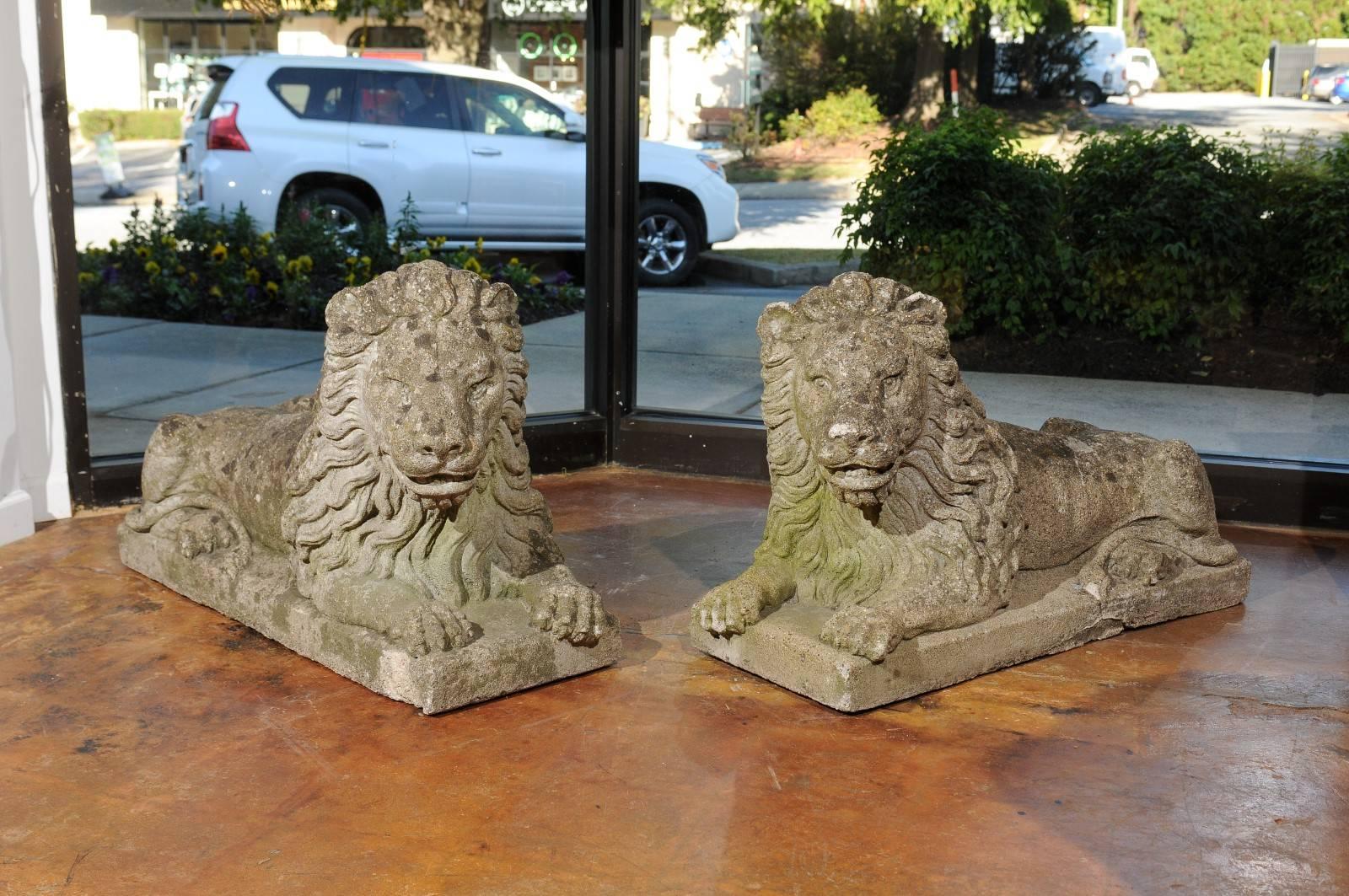 Pair of Stone Lions 1