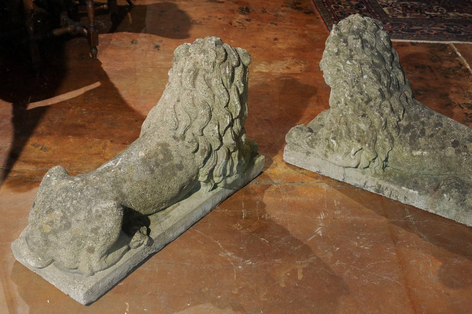 Pair of Stone Lions 5