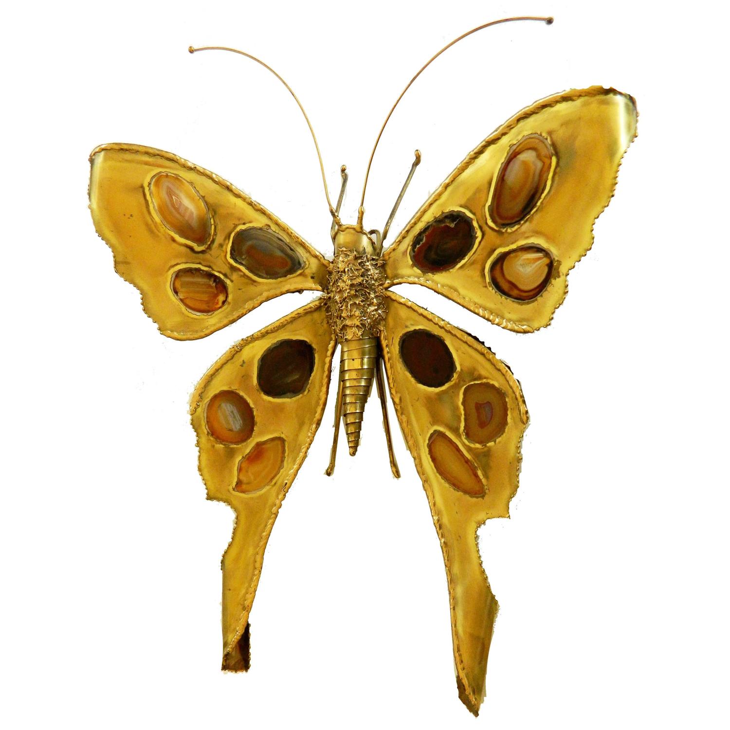Bronze Butterfly Sculpture by Jacques DuvalBrasseur For Sale at 1stdibs
