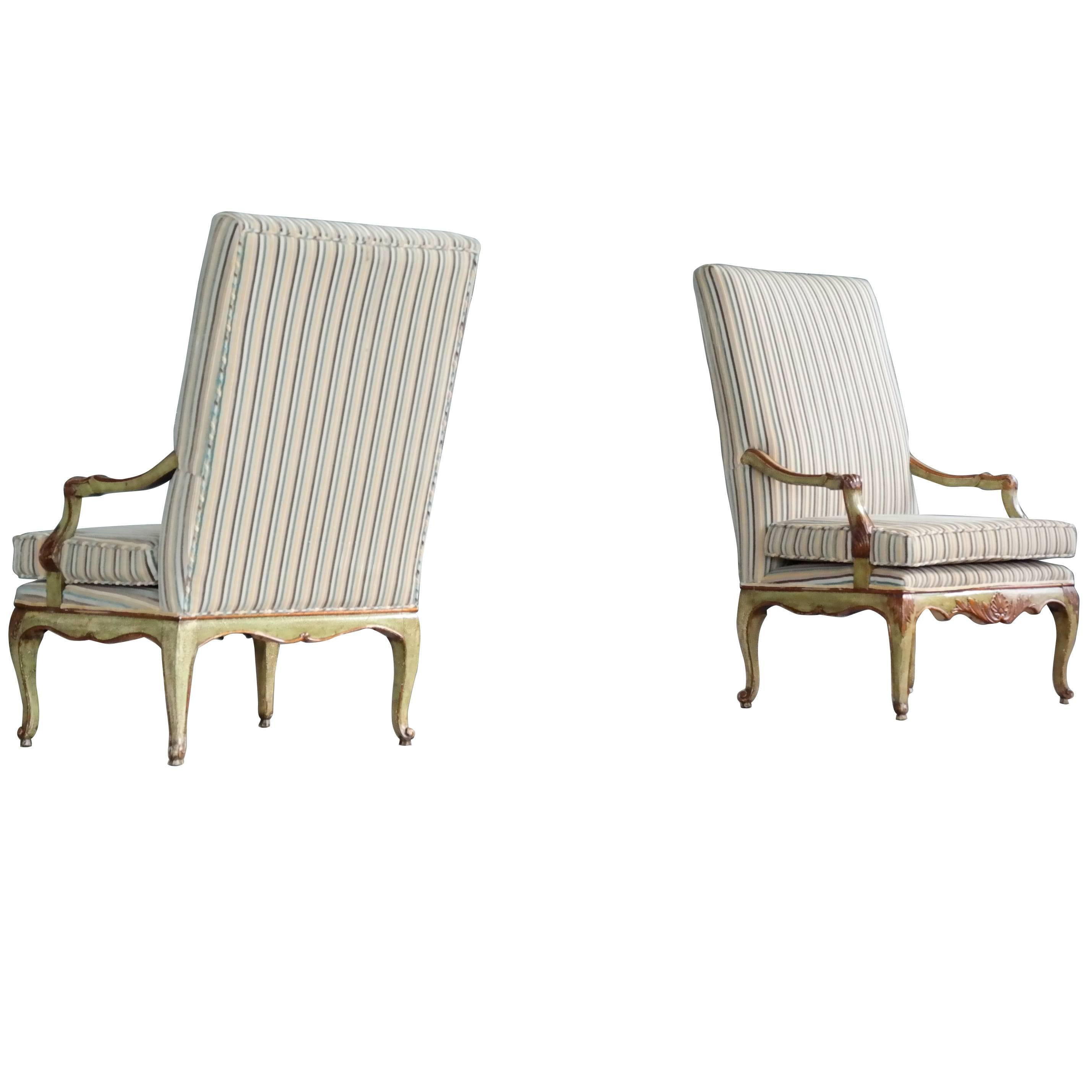 Danish Regency Style Armchairs from Early 1900s