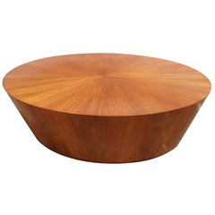 Mid-Century Oval Coffee Table 4