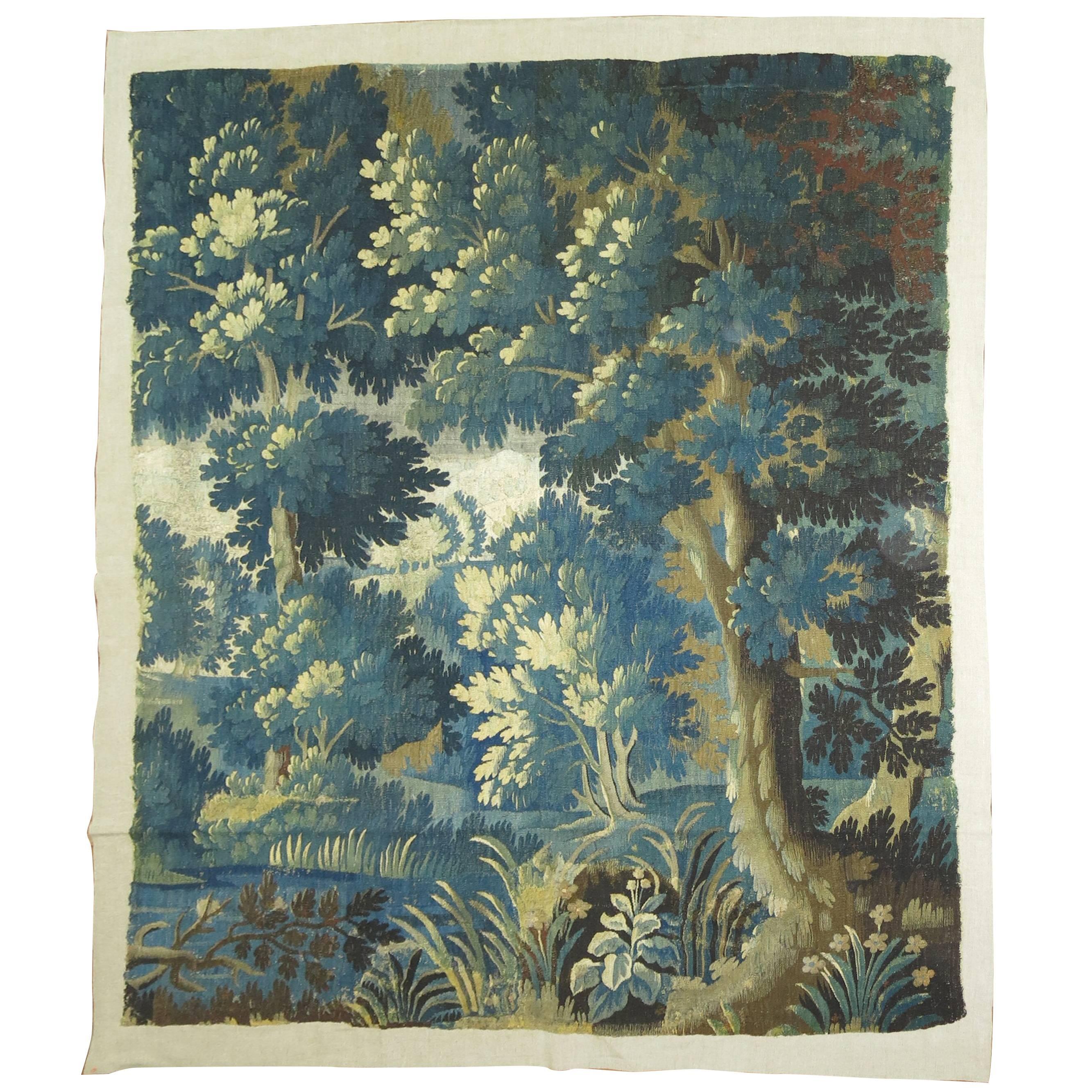 Verdure Tapestry on Linen