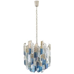 Large J.T. Kalmar Multi-Colored Glass Chandelier, 1970s 3