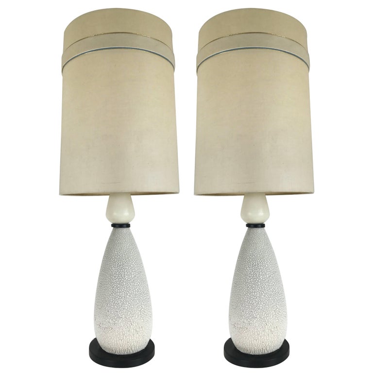 Pair Of Mid Century Ceramic Table Lamps For At 1stdibs Pair Of Mid Century Ceramic Table Lamps For