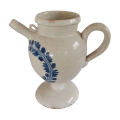 17th Century Faience Never Pitcher