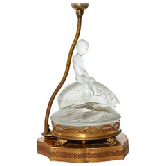 Art Deco Glass Desk or Boudoir Lamp 12