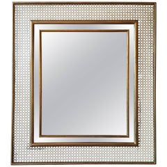 1950s Mathieu Mategot Style Rigitule Mirror