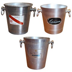 Antique Collection of French Champagne Cooler Ice Bucket