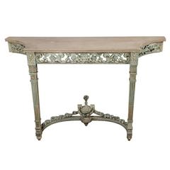 19th c. Carved French Consoles