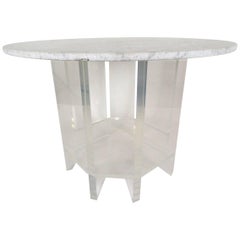 Jeffrey Bigelow Signed and Dated Acrylic Table Base