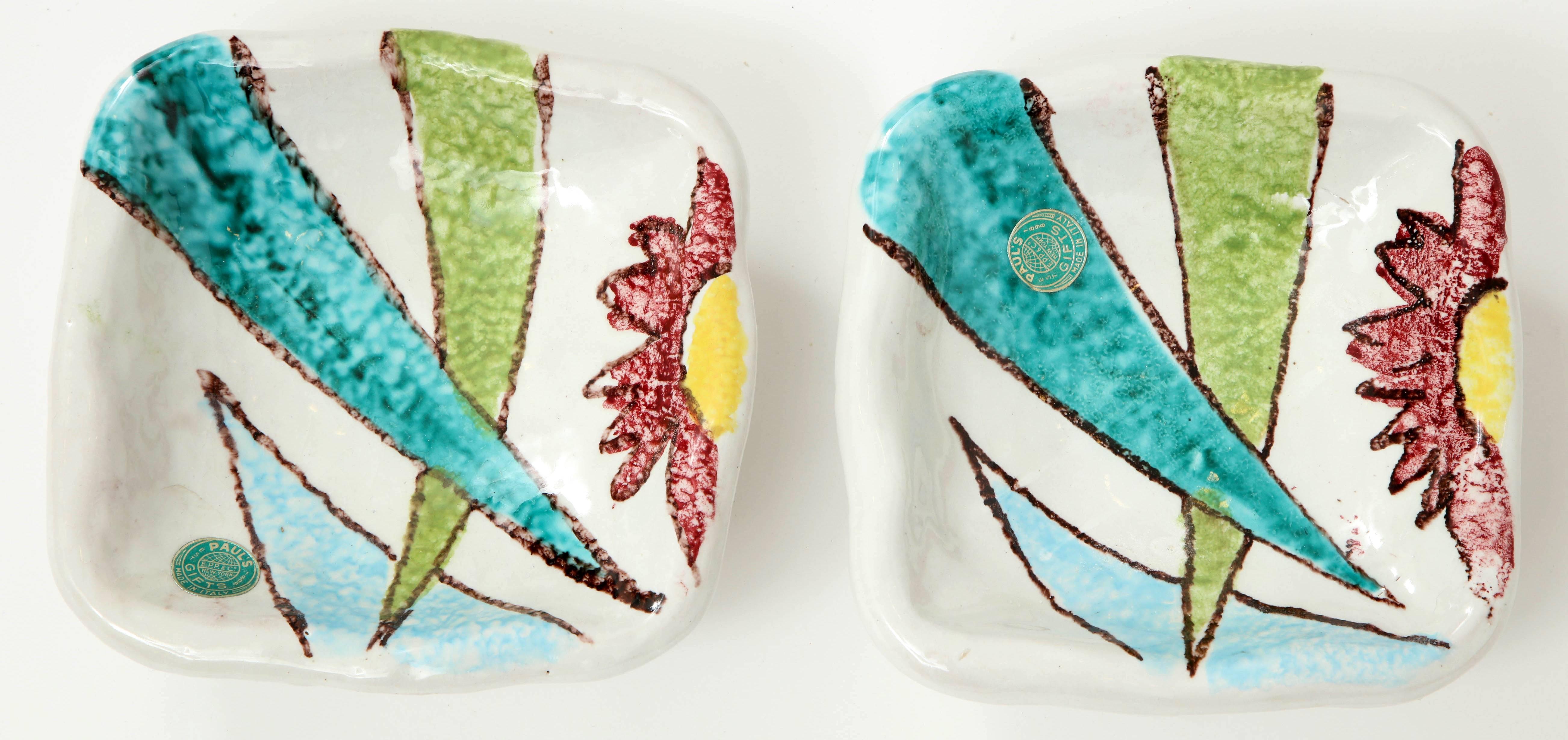 Italian Ceramic Bowls  In Good Condition In New York, NY