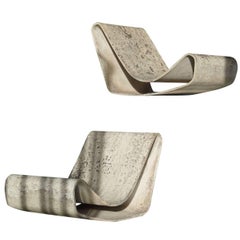 Pair of Loop Chairs by Willy Guhl