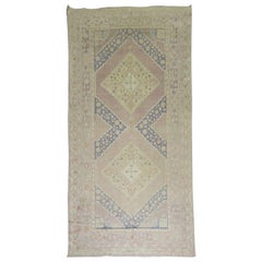 Vintage Samarkand Gallery Teppich in Lavendelfarben