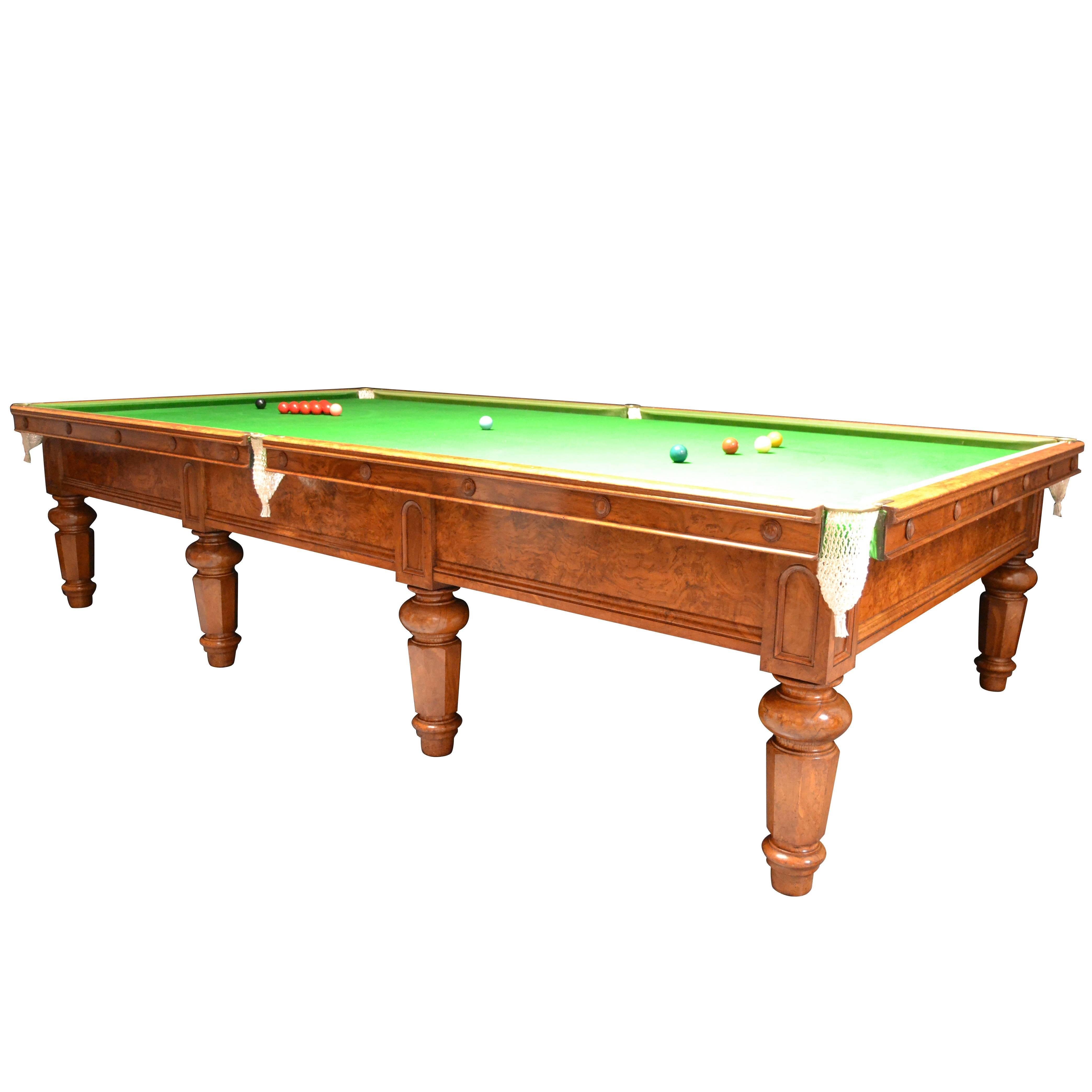 Billiard, Snooker Table Made for the 5th Earl of Hardwicke