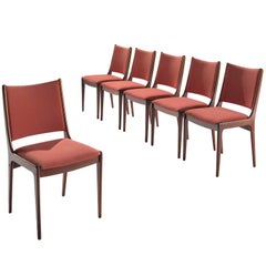 Danish High Back Rosewood Dining Chairs, 1960s