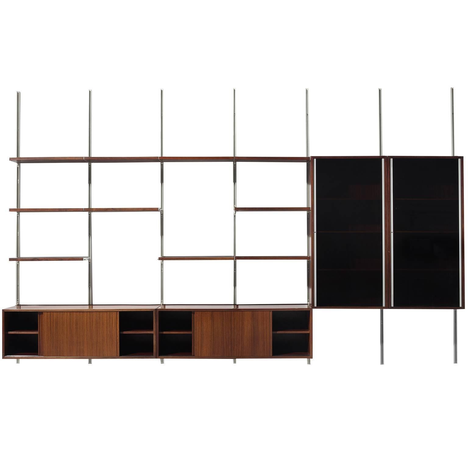 Large Osvaldo Borsani Wall Unit for Tecno, 1950s