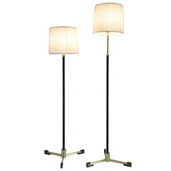 Equilibrium-II MI Adjustable Leather Floor Lamp, Flow Collection