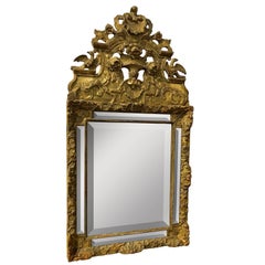 Antique Régence Mirror, France 18th Century