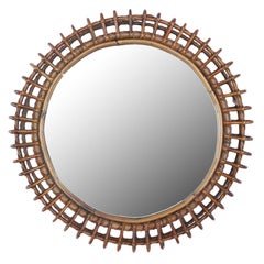 Rattan Mirror