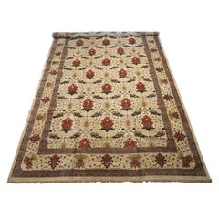 Art & Craft Hand-Knotted Wool Area Rug