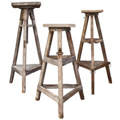Antique French Sculpture Stands Antique French Sculpture Stands