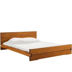 Pierre Chapo 'Louis' Bett aus massivem Ulmenholz