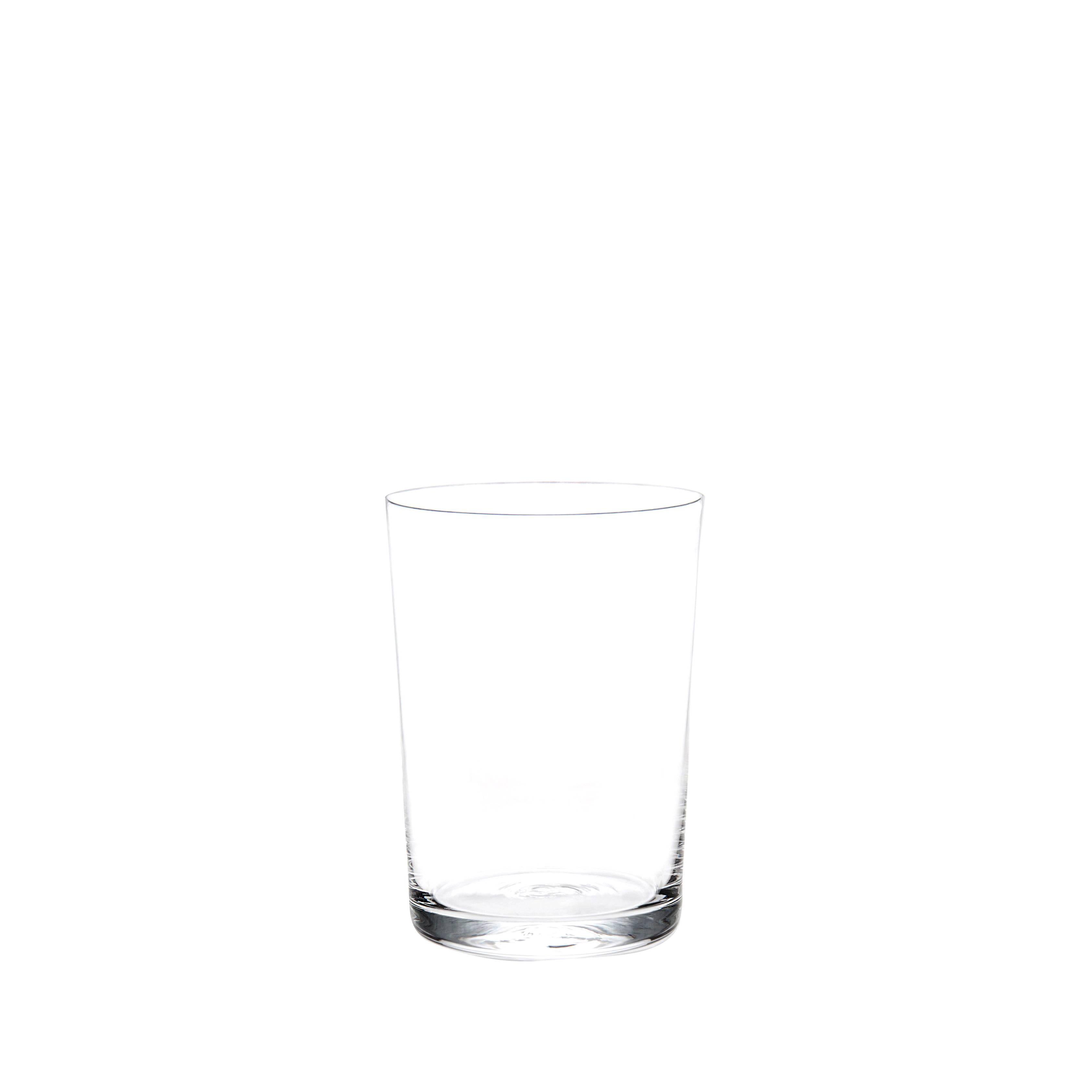 Set of 12 Deborah Ehrlich Simple Crystal Water Glasses, Hand Blown in Sweden For Sale