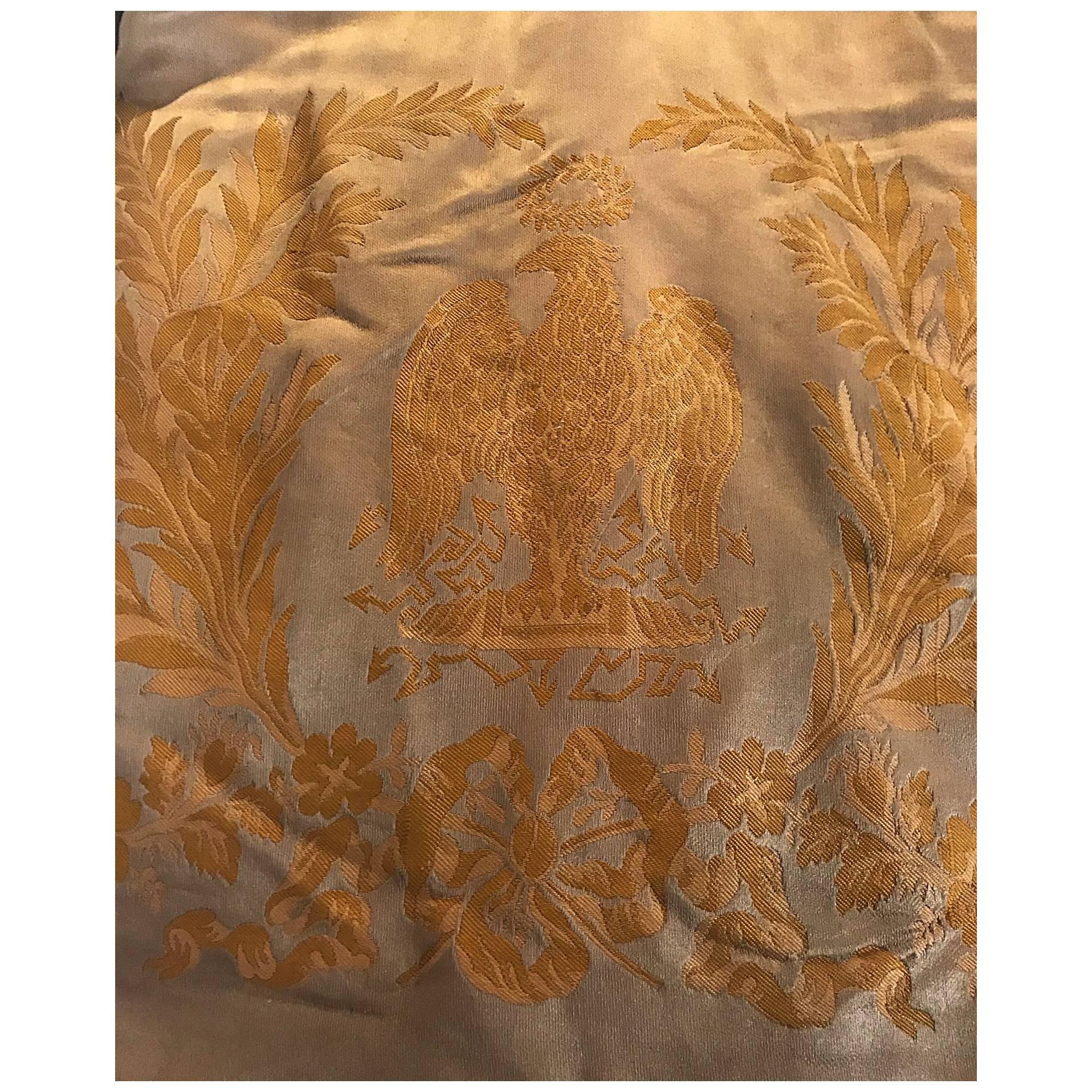 Napoleon Empire 1809 Historic Palais Beauharnais Curtains his personal Bed ! For Sale