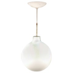 Frosted Glass Pendant Attributed to Attributed to Stilux, circa 1960